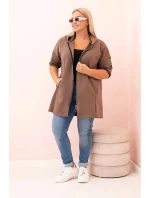 Dámská mikina s ozdobnými rukávy černá masełkowa