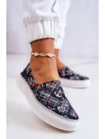 Dámské tenisky nazouvací Memory Foam Big Star JJ276012 Černá