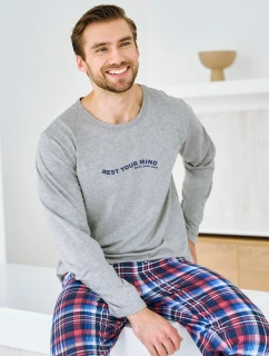 3478 PÁNSKÉ DLOUHÉ PYŽAMO FRANCO S-XL