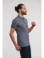 Russell Athletic 566M Pánské elastické piqué polo 10.566M azure blue Russell Athletic 566M Pánské elastické piqué polo 10.566M azure blue