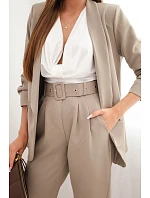 Elegantní komplet saka s kalhotami fango Elegantní komplet saka s kalhotami fango