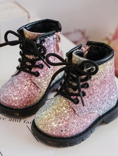 Dětské Brokatové Botky Oceněné Suwakiem Multikolor Saussa