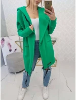 Zateplená mikina s kapucí 21622 zelená - Kesi