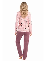 Pyžamo Donna Snowman Long Plum, dlouhé rukávy, velikosti S–XL Pyžamo Donna Snowman Long Plum, dlouhé rukávy, velikosti S–XL