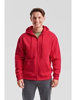 Fruit of the Loom Premium Hooded Sweat Jacket Mikina s kapucí 16.2034 heather grey