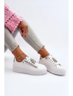 Dámské tenisky s ozdobou Bílé Celedria