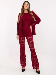 Kalhoty MI SP K69 3.21P bordó