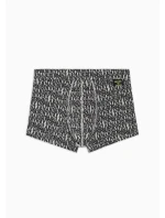 Pánské boxerky 112074 3F508 03348 šedé se vzorem - Emporio Armani Pánské boxerky 112074 3F508 03348 šedé se vzorem - Emporio Armani