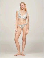 Dámská plavková podprsenka UW0UW05270 0F9 ecru s potiskem - Tommy Hilfiger