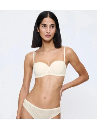 dámská podprsenka Signature Sheer WDP - WHITE - ecru 1595 - TRIUMPH dámská podprsenka Signature Sheer WDP - WHITE - ecru 1595 - TRIUMPH