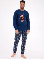 Pyžamo Cornette 115/294 Dog long/r Christmas S-2XL pánské