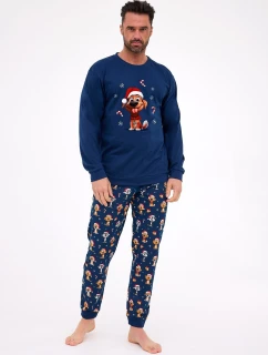 Pyžamo Cornette 115/294 Dog long/r Christmas S-2XL pánské