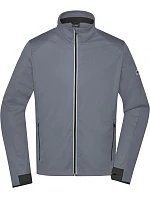 Daiber JN 1126 Pánská 3-vrstvá sportovní softshell bunda 02.1126 titan/black Daiber JN 1126 Pánská 3-vrstvá sportovní softshell bunda 02.1126 titan/black