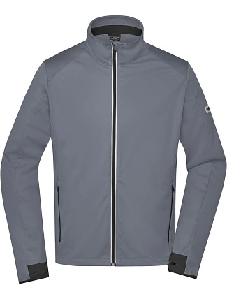Daiber JN 1126 Pánská 3-vrstvá sportovní softshell bunda 02.1126 titan/black Daiber JN 1126 Pánská 3-vrstvá sportovní softshell bunda 02.1126 titan/black
