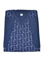 Pánské pyžamo Gucio 1850 v plné délce 4XL-5XL