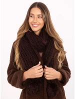 Šála AT SZ S 2203.87 tmavě hnědá