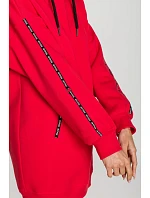 Dámská mikina M696 červená - Made Of Emotion