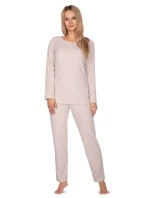 Dámské pyžamo 643 beige - REGINA Dámské pyžamo 643 beige - REGINA