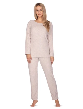 Dámské pyžamo 643 beige - REGINA Dámské pyžamo 643 beige - REGINA