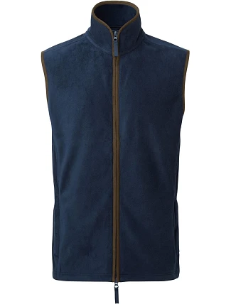Premier PR 803 Pánská fleecová vesta "Artisan" 39.0803 navy/brown Premier PR 803 Pánská fleecová vesta "Artisan" 39.0803 navy/brown