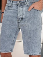 Pánské světle modré džínové šortky FashionStreet SX2490