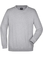 Daiber JN 40 Mikina z těžké bavlny 02.0040 grey heather