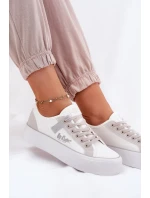 Dámské Tenisky Na Platformě Lee Cooper LCW-25-31-3479L Bílý-Světlý