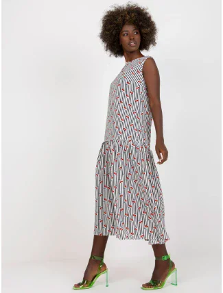 Šaty LK SK 506986 1.89 bílá a černá