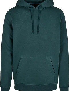 Build your Brand BY 011 Mikina s kapucí z těžké bavlny 56.0011 bottle green