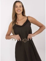 Šaty MI SK A6401.00 tmavě hnědé