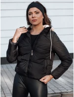 Dámská zimní péřová bunda NORDPUFF s kapucí černá FashionStreet TY4616