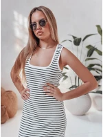 SUMMER LOVE one size maxi šaty bílo-černé FashionStreet EY2610