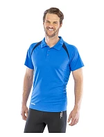 Spiro S 177M Pánské týmové piqué polo 29.177M white/navy