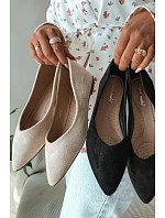 Baleríny Béžové z Eko Semiše Lelisa