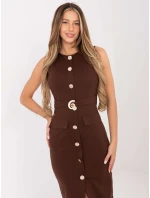 Šaty IT SK 21891.61 hnědá Šaty IT SK 21891.61 hnědá
