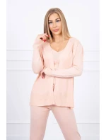 Sada svetrů 3-dílná pudrově růžová