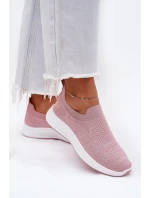 Nazouvací Textilní Sportovní Boty Dámské Černé Minstina