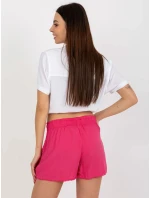Dámské šortky D73760M61531KH fuchsiová - FPrice Dámské šortky D73760M61531KH fuchsiová - FPrice