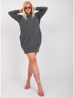 Šaty RV SK 6296.99 tmavě šedá Šaty RV SK 6296.99 tmavě šedá