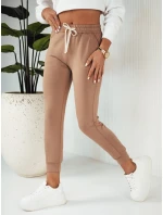 Dámské tepláky MILA camel FashionStreet UY1823 Dámské tepláky MILA camel FashionStreet UY1823