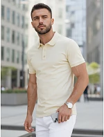 FashionStreet pánské žluté polo tričko PX0606 FashionStreet pánské žluté polo tričko PX0606