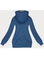 Světle modrá vzorovaná dámská mikina (2304) Světle modrá vzorovaná dámská mikina (2304)