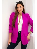 Bunda s klopou elegantní fialka