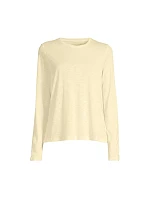 Dámské tréninkové tričko Casall Soft Texture Long Sleeve, žluté Dámské tréninkové tričko Casall Soft Texture Long Sleeve, žluté