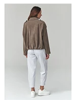 hřejivá kordová bunda model 225690 Makadamia