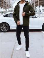 Pánská softshellová bunda s kapucí zelená FashionStreet TX4480