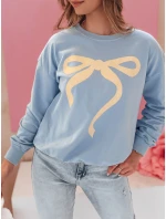 Dámská oversize mikina SOFTTIE modrá FashionStreet BY1377