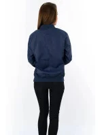 Tmavě modrá bunda typu pilotka (XW12X)