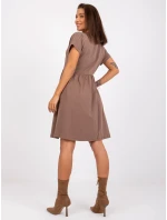 Šaty RV SK 5672.03P hnědé Šaty RV SK 5672.03P hnědé