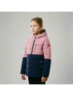 Trollkids Dětská zimní bunda Hemsedal Snow Jacket XT ski pink/green (513-232)